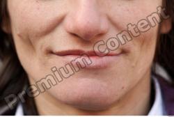 Mouth Woman White Slim